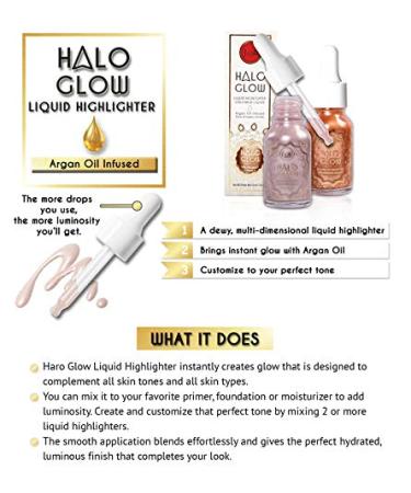 J.CAT BEAUTY Halo Glow Liquid Highlighter - Pink Goddess | Radiant Dewy Finish - Buy Online on GoSupps.com
