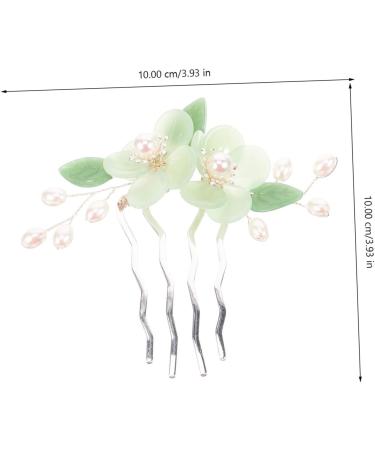 minkissy Antique Hair Clasp Bridesmaids Hair Headdress Bridal Side Hair Comb Hair Side Combs Alloy Hair Comb Hair Comb Clip U Shape Hair Fork Vintage Headband Glass Pin Small and Fresh Miss - Buy Online on GoSupps.com