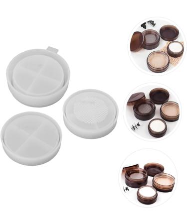 TEHAUX 1 Set 3pcs Powder Box Mold De Resina Silicone Powder Case Diy Epoxy Mold Make up Model - Buy Online on GoSupps.com