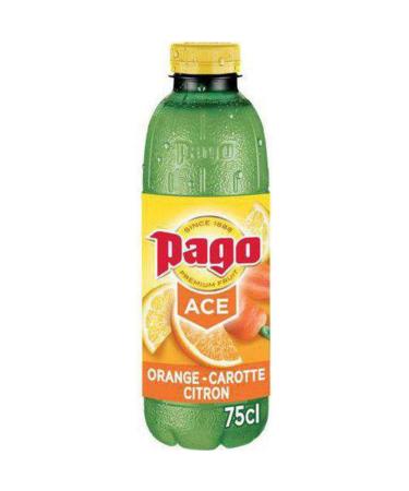 Pago Fruit Drink, Orange, Carrot and Lemon, 75cl