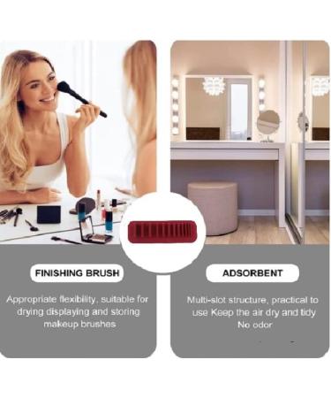 Buy Generic WQU7 Makeup Brush Drying Rack - Red Acrylic | International Shipping Available - Buy Online on GoSupps.com