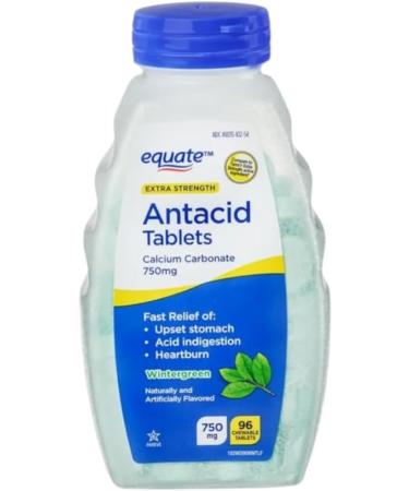 Extra Strength Antacid Wintergreen Chewable Tablets/Orange cheawable 750 mg 186 Count Extra Strength Active Ingredients Pack of 2 by Kwabossal - Buy Online on GoSupps.com