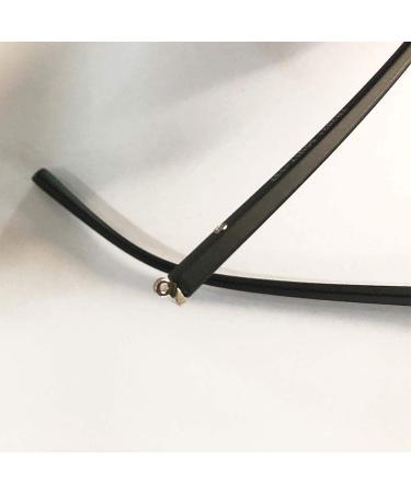 Ygnjh Replacement Glasses Legs | Matt Black Plastic & Brass Bracket | 1 Pair for Glasses Repair - Buy Online on GoSupps.com