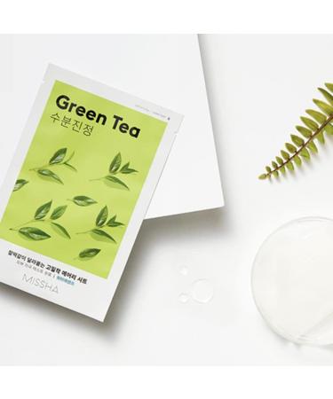 Buy MISSHA Airy Fit Green Tea Sheet Mask (19g) - Hydrating & Soothing | Fast International Shipping - Buy Online on GoSupps.com