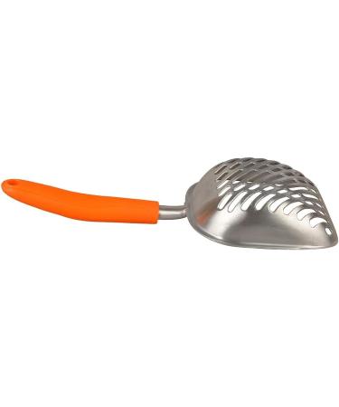 Large Metal Cat Litter Box Scoop Stainless Aluminum Alloys 13.8"*5.5"*1.8" (Orange) - Buy Online on GoSupps.com