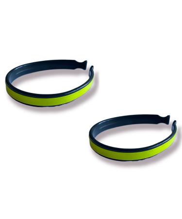 All-Around24 Bicycle Pants Clips Reflecting Pants clips Elastic pants brackets Pants Reflectors Bicycle Clamps For Women Men Children Bicycle Cyclists 2 pieces Reflex