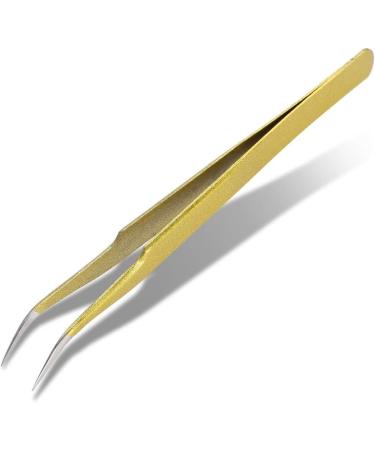 Buy Figette Eyelash Extension Tools | Professional Stainless Steel Curved & Straight Tweezers for False Eyelashes - International Shipping - Buy Online on GoSupps.com