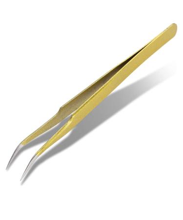 Professional Stainless Steel Eyelash Tweezers for Extensions | Precision Tweezers for Artificial Eyelashes - Shop Now! - Buy Online on GoSupps.com