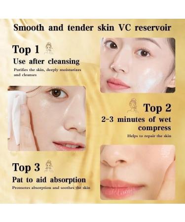 VC toner refreshing moisturizing rejuvenating wet compress hydrating water lotion deeply moisturize and improve skin elasticity keep skin hydrated and glowing2PCS - Buy Online on GoSupps.com