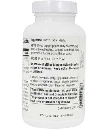 Source Naturals Niacinamide 1500mg Timed Release Vitamin B-3 Energy Support - 100 Tablets - Buy Online on GoSupps.com