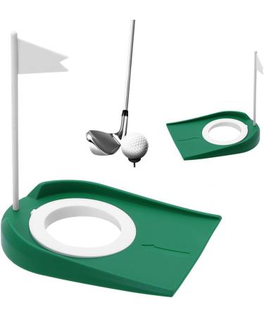 Adjustable Plastic Golf Putting Cup Practice Aids with Flag for Indoor & Outdoor Use - Buy Online on GoSupps.com