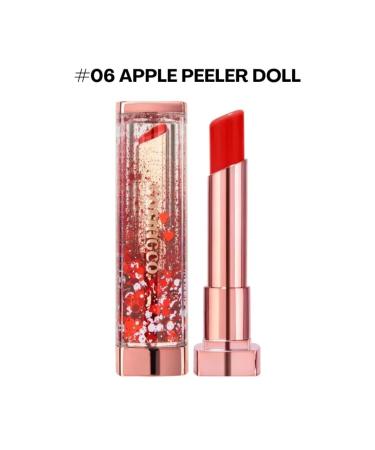 Korea Lip Balm #06 Apple Peeling Doll - Sparkle Cute Colored Lip Cream Glossy Moisture Lip Balm- 4g/ 1.13 ounces - Buy Online on GoSupps.com