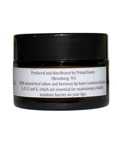 100% Grass Fed Beef Tallow & Beeswax Lip Balm | Moisturizer for Oily Dry & Sensitive Skin | USA Made | International Shipping - Buy Online on GoSupps.com