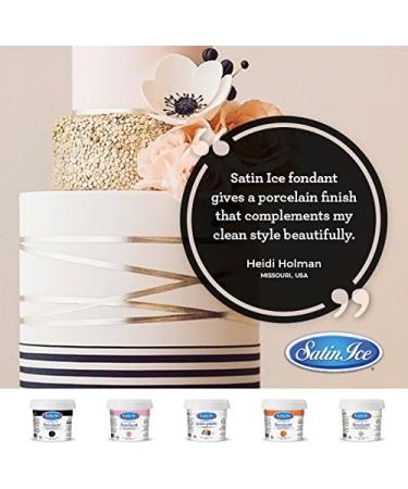 Satin Ice White Fondant Vanilla 125 Grams White 125 g (Pack of 1) - Buy Online on GoSupps.com