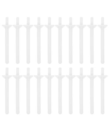 Disposable nose wax sticks sticker Applicator: 50 pieces nose wax hair remover nose hair removal for women men noses hair removal wax white