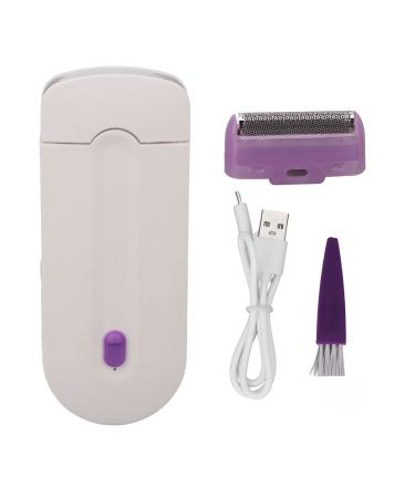 Razor women electrical electrical trimmer women waterproof pain -free hair removal with floating power cutter ideal for cheeks lips chin neck light and portable