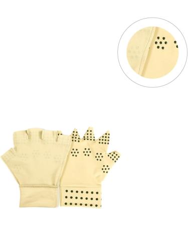 Healvian 2 Pairs Magnetic Elastic Weight Lifting Gloves | Anti-Slip Wrist Support & Protection - Buy Online on GoSupps.com