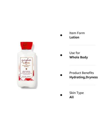 Bath & Body Works Gingham Love Lotion Gift Set for Women - 8 oz & 4 oz (Pack of 2) - Buy Online on GoSupps.com