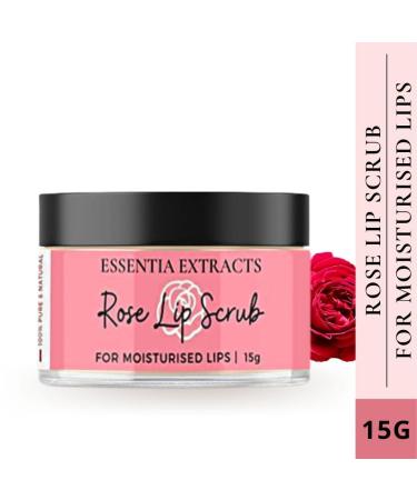 Rose Lip Scrub - Exfoliate & Moisten for Soft Pink Lips | 15g | Shop Internationally - Buy Online on GoSupps.com