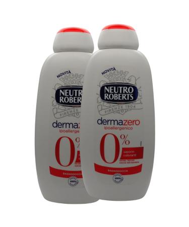 FEI FAN 2 x Neutre Roberts Dermazero Hypoallergenic Shower Bath 0% Soap and Dyes 450ml
