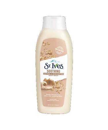 St. Ives Oatmeal and Shea Butter Moisturizing Body Wash 13.50 oz (Pack of 3)