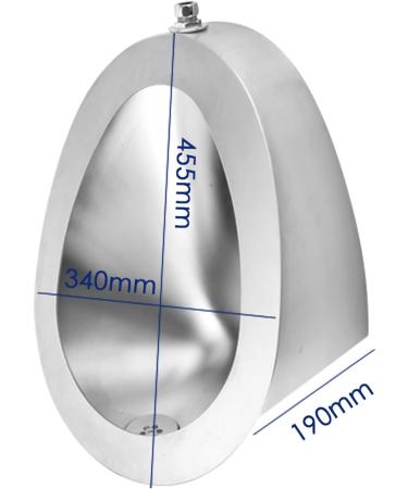 Stainless Steel Integrated Men's Urinals Wall-Mounted Vertical Toilets Induction Drainage Public Toilet Suitable for Use in Schools Hospitals Office Buildings Hotels (C) - Buy Online on GoSupps.com