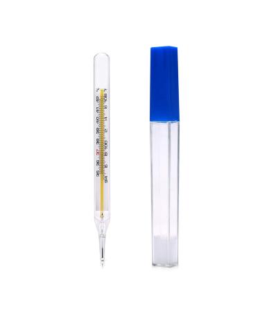 NABIA Glass Oral Temperature for Fever Test, Temperature Axillar Temperature 94-108 F Armpit Fast Reading Fever Indicator