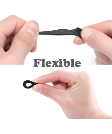 10 Pairs Anti-Slip Glasses Ear Grips - Soft Silicone Holders for Secure Fit | Black Masking Bracket for Eyewear - Buy Online on GoSupps.com