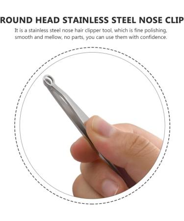 FOMIYES Stainless Steel Nose Hair Remover Set | Facial Hair Clippers & Brow Razor - Precision Nose Hair & Ear Wax Removal - Buy Online on GoSupps.com