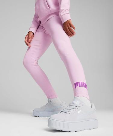 PUMA Women's Ess Logo Leggings 152 Grape Mist - Stylish & Comfortable Activewear for Global Shipping - Buy Online on GoSupps.com