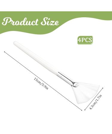 Dill Out 4-Piece Eco-Friendly Mask Brush Set | Premium Makeup Brushes for Face Masks & Cosmetics - Buy Online on GoSupps.com