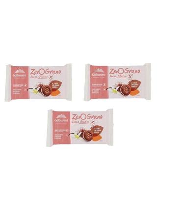Galbusera Galbusera Zero Grano Frollini Cocoa with vanilla cream 160 g gluten free 4 snacks