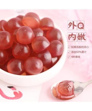 6 Flavors Peeling Fruit Juice Fudge peach Grape Mango Soft Candy Fruit Gummies 50% Juice Content Sweets Chewy Gumdrop healthy Fruit Snacks Halloween Festival Gift Candy (lychee flavor 3bags) lychee flavor 3bags - Buy Online on GoSupps.com