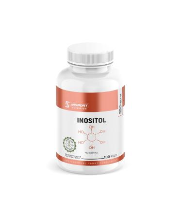 Inositol Capsules 500 mg 100 Capsules - Improves Mood - Stress Relieves - Supports Hormone Balance and Metabolism | INSPORT Nutrition