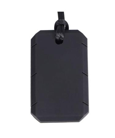 Healifty 1PC Silicone Baby Teether Simple Shape Molar Toy Molar Pendant Hanging Chew Toy Teething Toy (Black)