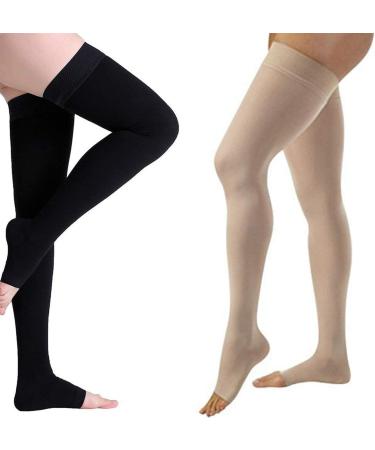 Famkit Thigh High Compression Stockings 23-32 mmHg for Varicose Vein Relief | Medium Size International Shipping Available - Buy Online on GoSupps.com