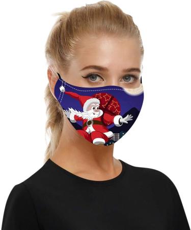 Riou 5-Piece Washable Cotton Face Covering - Breathable Dustproof Mouth & Nose Protection for Men & Women (Z-4) - Buy Online on GoSupps.com