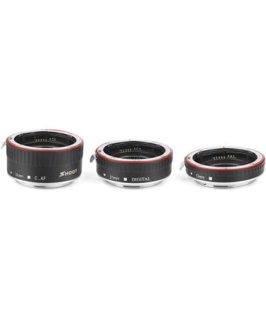 D&F AF Auto Focus Macro Extension Tube Set for Canon EOS EF Lens - Compatible with 7D, 500D, 600D, 700D, 5D Mark II III, Rebel T2i T3i T5i - Buy Online on GoSupps.com