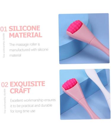 Healeved Eye Eye Scoop Ice Roller for Makeup Spatula Eye Creams Daily Use Eye Applicator Digging Spoon Double Head Pink Woman - Buy Online on GoSupps.com