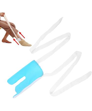 Easy Sock Aid for Elderly & Disabled | No Bending Sock Helper in Blue & White - Buy Online on GoSupps.com