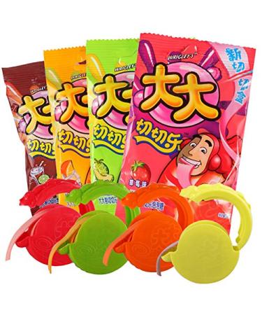 Infinitely Great Home Decor Center 4 x 30g Bags of Chewing Gum Candy - Chinese Food