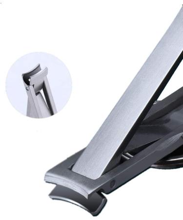 SVAASA Nail Clippers Adult Nail Clippers/Stainless Steel Nail Clippers Silver 12 * 60mm Multifunctional Single Portable Folding Ultra-Thin Nail Clippers - Buy Online on GoSupps.com