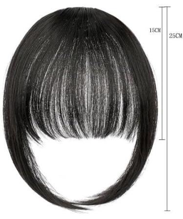 Bangs Hair Clip Air Bangs Fringe Clip in Bangs Real Human Hair Brown Fake Bangs Hair Wispy Bangs Clip in Hair Extensions for Women Girls Daily Wear (Gray Gold) - Buy Online on GoSupps.com