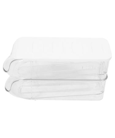 Hemobllo 2pcs Egg Storage Box Fridge Eggs Egg Tray for Refrigerator Egg Dispenser Egg Holder Household Pack