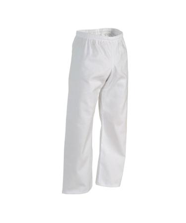 Century Middleweight Student Elastic Waist Pants - White 6 - Adult X-Large
