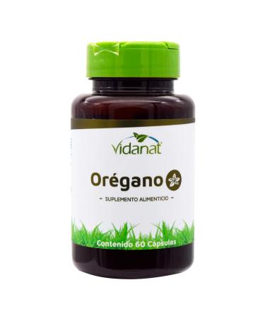 Vidanat Oregano Supplement 60 Capsules Supports Digestive Health & Immune System (60 Servings)