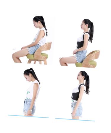 FRCOLOR Posture Corrector Hunchback Brace Support Belt - XXL Black for Adults & Students - Buy Online on GoSupps.com