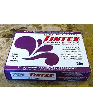 LOT of 1 TINTEX Brand Dark Plum Fabric DYE #23 New