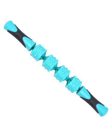Lurrose scooter massage device Muscle roller massager Household appliances body massage roller Massage roll rod massage tab for the body tool neck and shoulders point tab fitness TPR