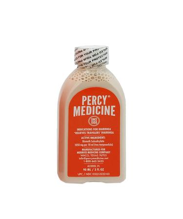 Percy Medicine, Helps Relieve Diarrhea, Upset Stomach Due to Overindulgence in Food, 3 FL Oz, Bottle